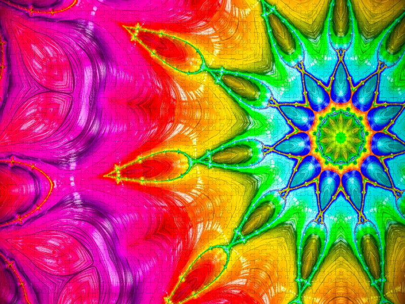 rainbow star - CALVENDO Foto-Puzzle'