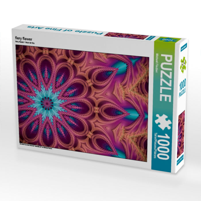 fiery flower - CALVENDO photo puzzle 