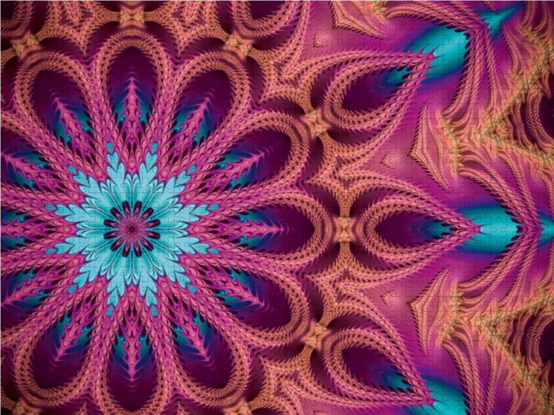 fiery flower - CALVENDO photo puzzle 