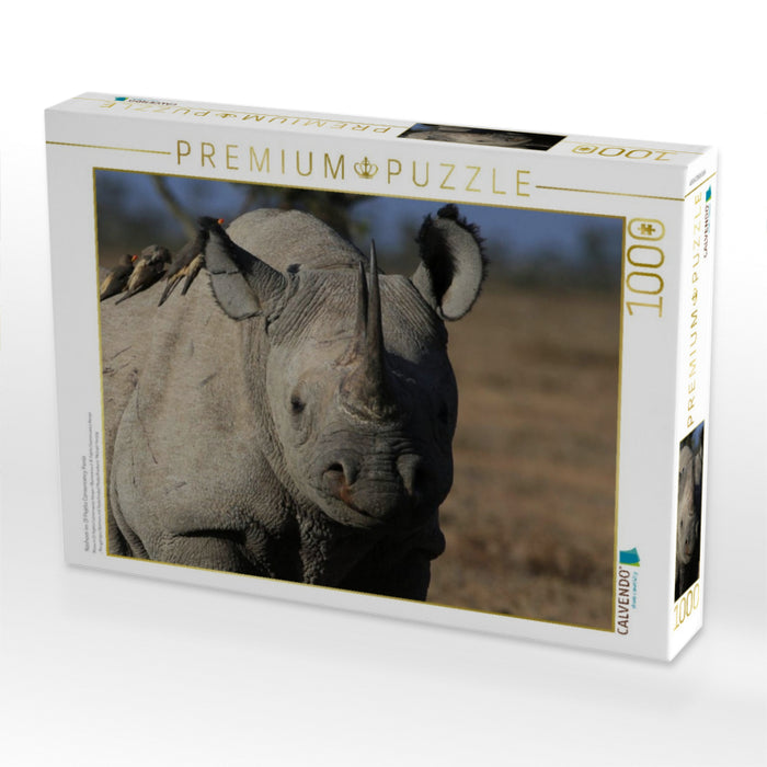 Nashorn im Ol Pejeta Conservancy Kenia - CALVENDO Foto-Puzzle'