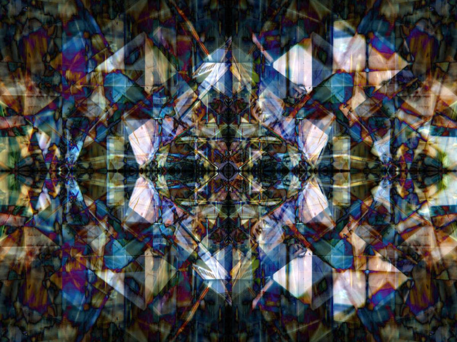 Blaues Kirchenfenster - CALVENDO Foto-Puzzle'