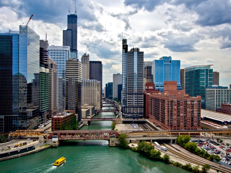 Chicago, Illinois 1000 Teile Puzzle quer - CALVENDO Foto-Puzzle'