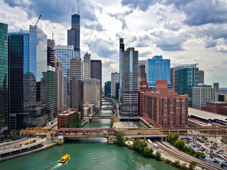 Chicago, Illinois - CALVENDO Foto-Puzzle'
