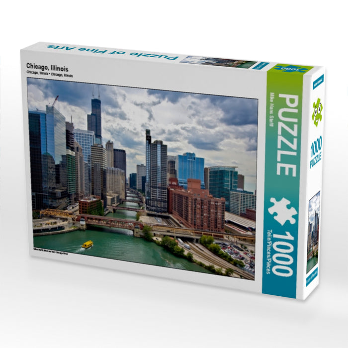 Chicago, Illinois 1000 Teile Puzzle quer - CALVENDO Foto-Puzzle'