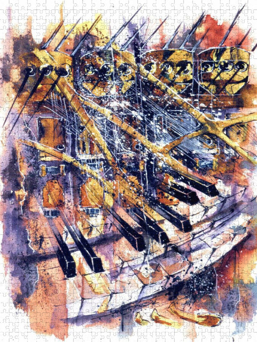 Piano in Jazz - CALVENDO Foto-Puzzle'