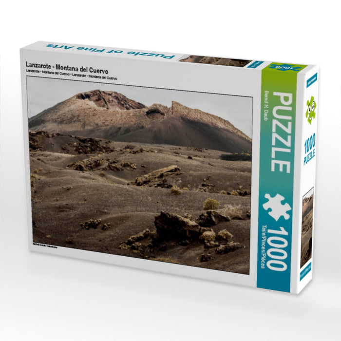 Lanzarote - Montana del Cuervo 1000 Teile Puzzle quer - CALVENDO Foto-Puzzle'