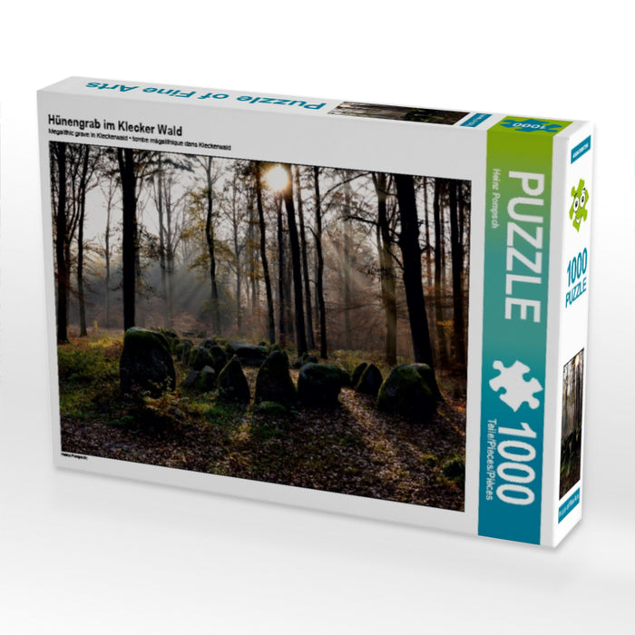 Hünengrab im Klecker Wald 1000 Teile Puzzle quer - CALVENDO Foto-Puzzle'