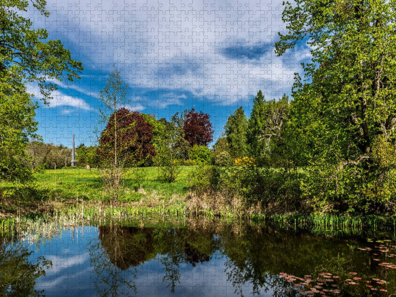 Landschaftspark Degenershausen - CALVENDO Foto-Puzzle'