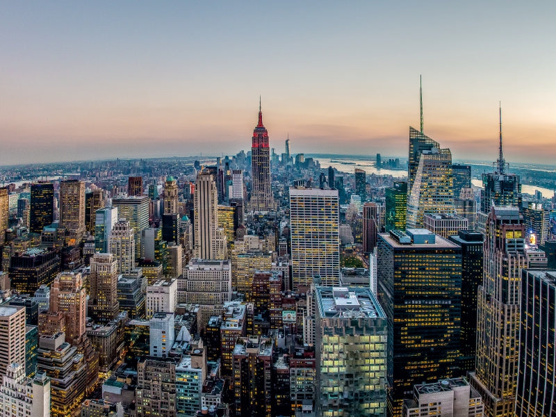 Panorama vom Rockefeller Center 1000 Teile Puzzle quer - CALVENDO Foto-Puzzle'