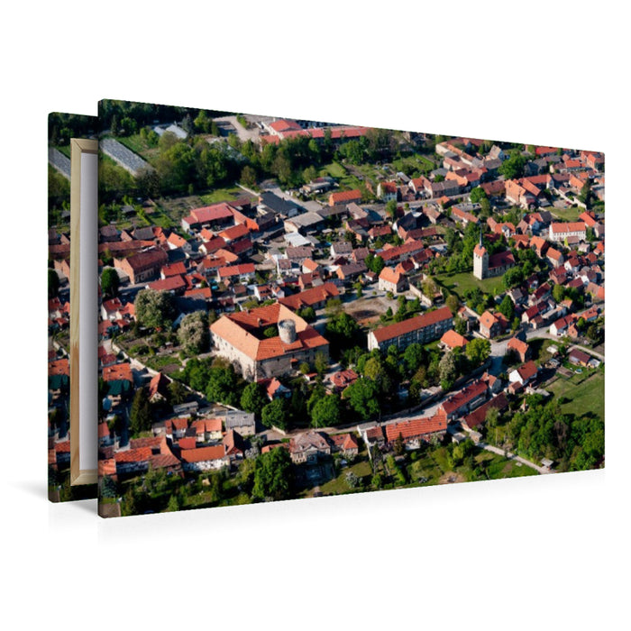 Premium Textil-Leinwand Schlanstedt mit Burg