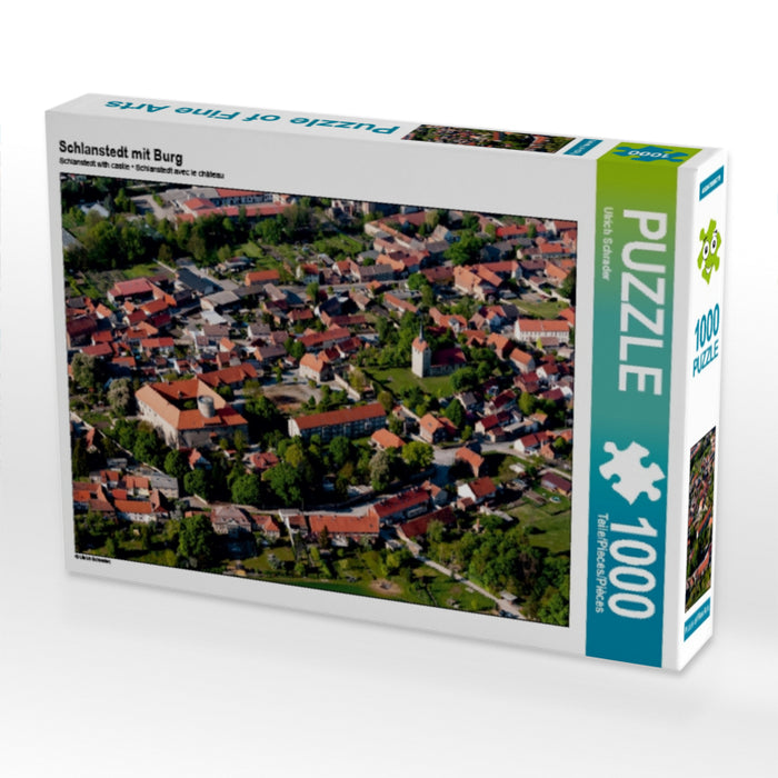 Schlanstedt mit Burg 1000 Teile Puzzle quer - CALVENDO Foto-Puzzle'