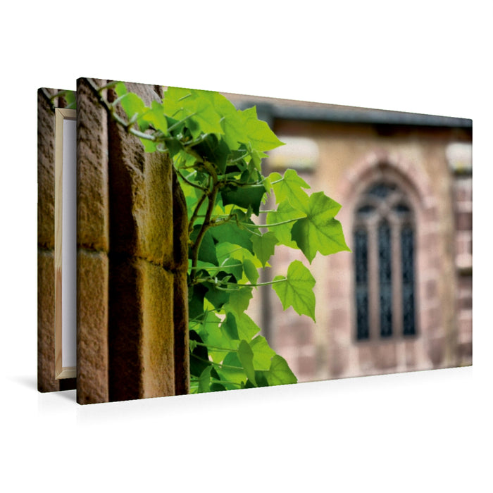 Premium Textil-Leinwand Klösterliche Stille