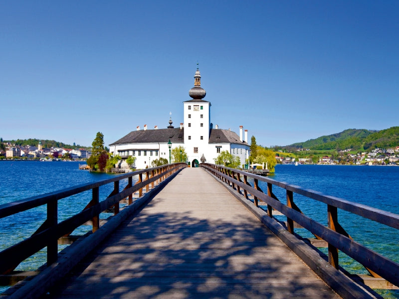 Seeschloss Ort in Gmunden 1000 Teile Puzzle quer - CALVENDO Foto-Puzzle'