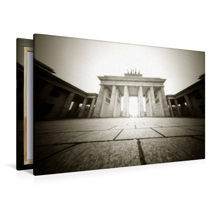 Premium Textil-Leinwand Brandenburger Tor