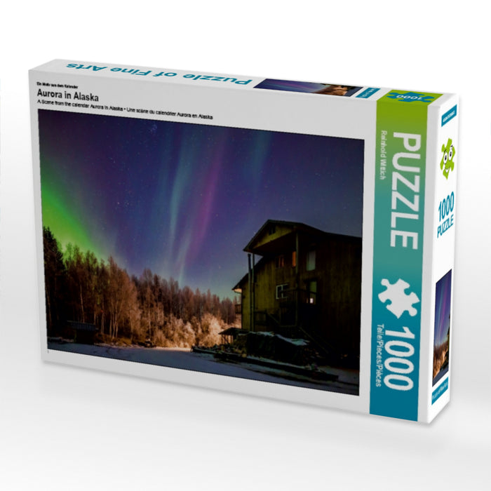 Ein Motiv aus dem Kalender Aurora in Alaska 1000 Teile Puzzle quer - CALVENDO Foto-Puzzle'