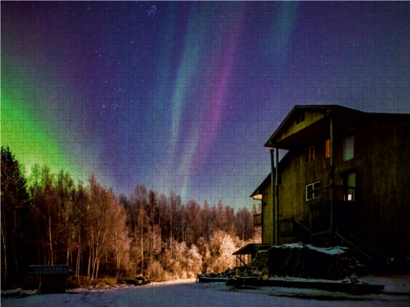 Ein Motiv aus dem Kalender Aurora in Alaska 1000 Teile Puzzle quer - CALVENDO Foto-Puzzle'
