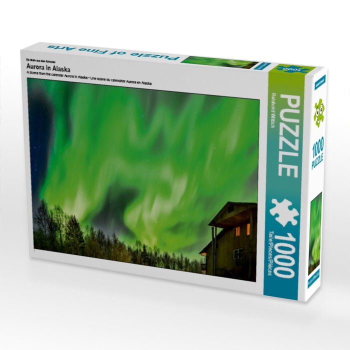 Ein Motiv aus dem Kalender Aurora in Alaska 1000 Teile Puzzle quer - CALVENDO Foto-Puzzle'