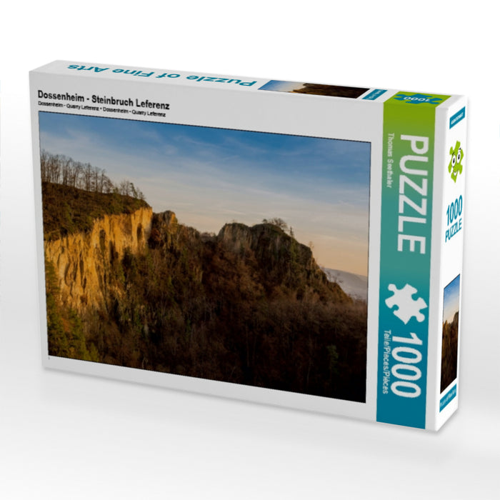 Dossenheim - Steinbruch Leferenz 1000 Teile Puzzle quer - CALVENDO Foto-Puzzle'
