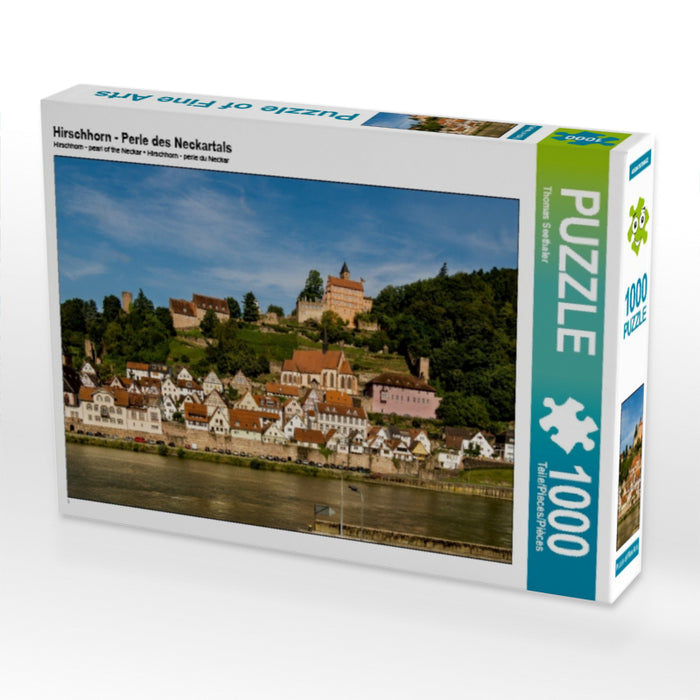 Hirschhorn - Pearl of the Neckar Valley - CALVENDO photo puzzle 