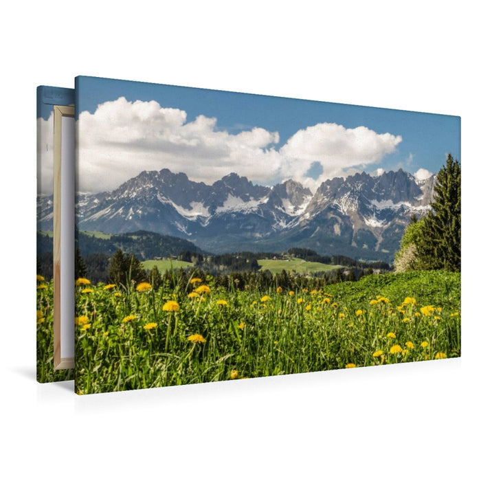 Premium Textil-Leinwand Blick von Reith