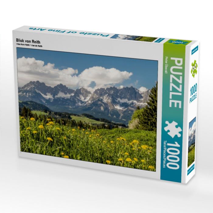 Blick von Reith 1000 Teile Puzzle quer - CALVENDO Foto-Puzzle'