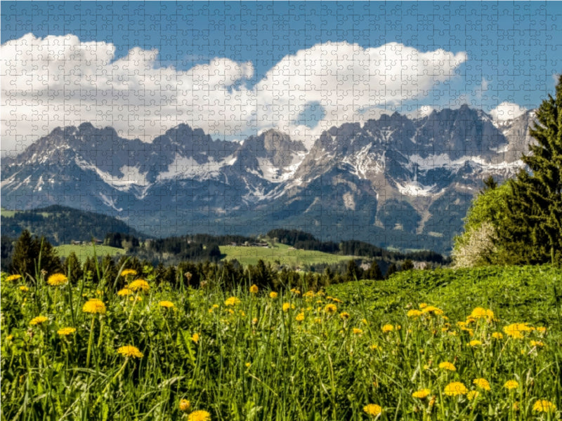 Blick von Reith 1000 Teile Puzzle quer - CALVENDO Foto-Puzzle'