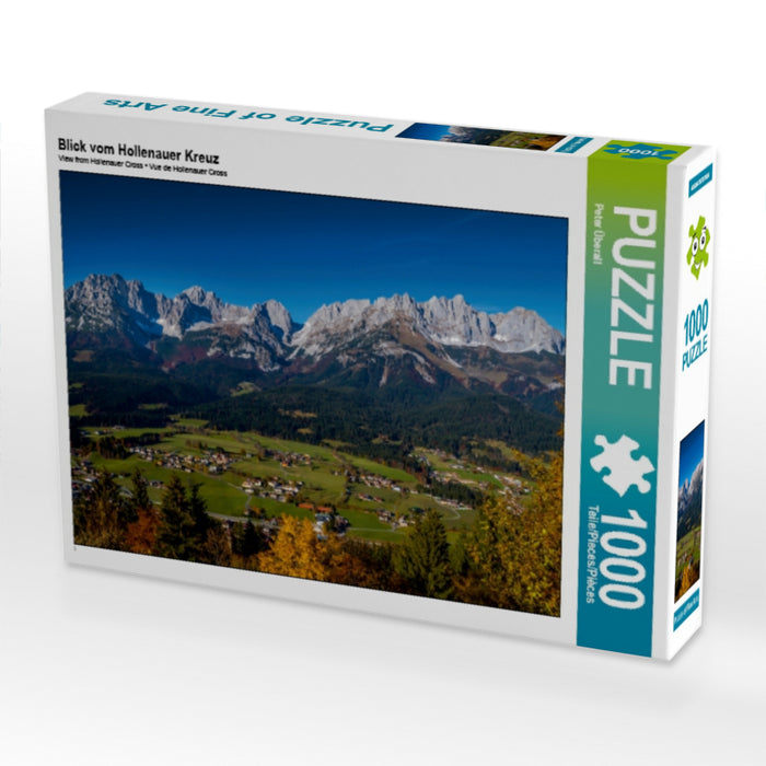 Blick vom Hollenauer Kreuz 1000 Teile Puzzle quer - CALVENDO Foto-Puzzle'
