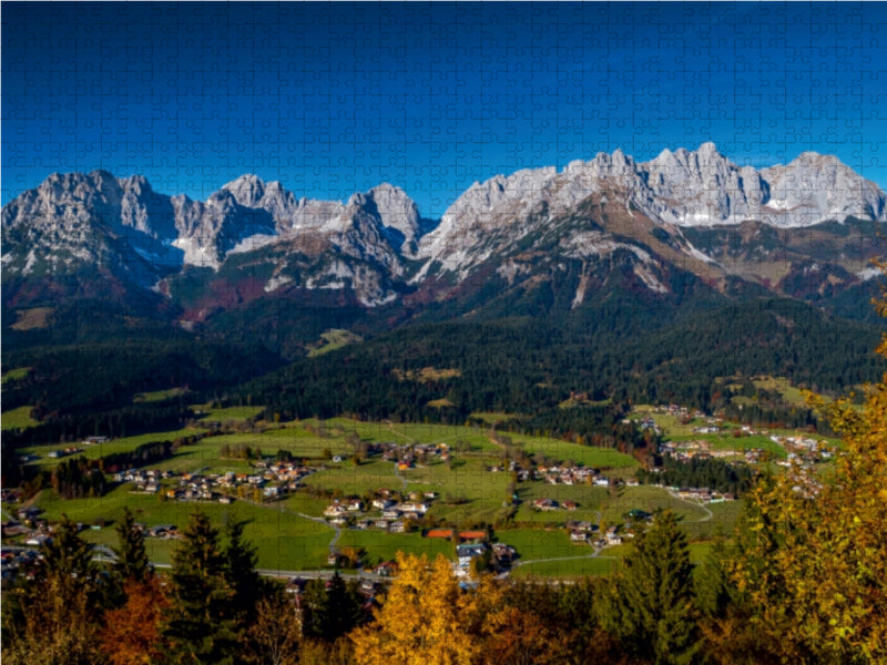 Blick vom Hollenauer Kreuz 1000 Teile Puzzle quer - CALVENDO Foto-Puzzle'
