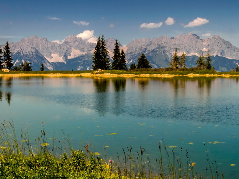 Reservoir on the Seidelalm - CALVENDO photo puzzle 