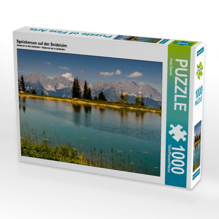 Reservoir on the Seidelalm - CALVENDO photo puzzle 