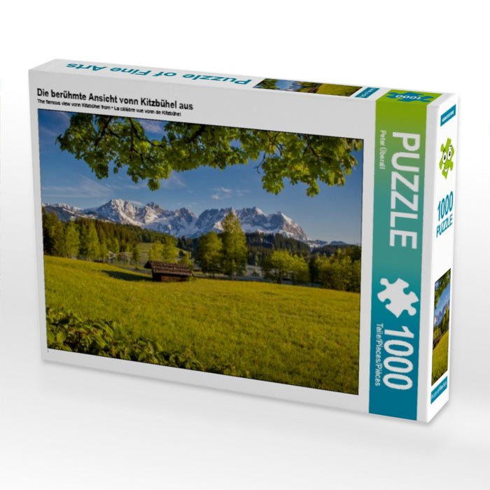 La célèbre vue de Kitzbühel - Puzzle photo CALVENDO 