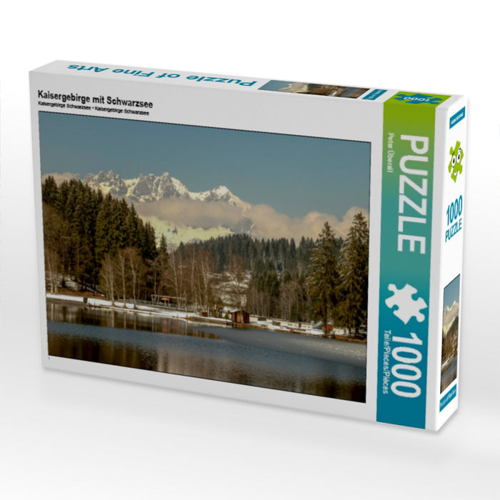 Kaisergebirge mit Schwarzsee 1000 Teile Puzzle quer - CALVENDO Foto-Puzzle'