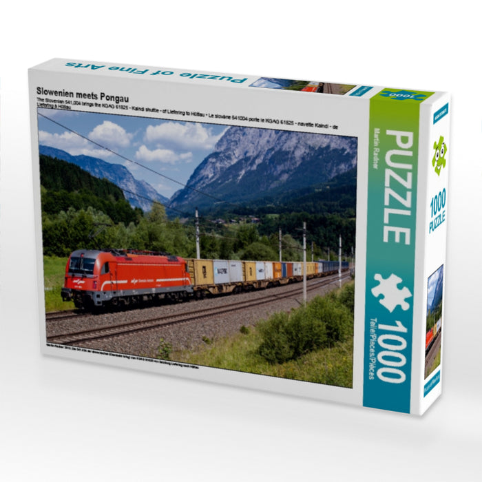 Slowenien meets Pongau 1000 Teile Puzzle quer - CALVENDO Foto-Puzzle'