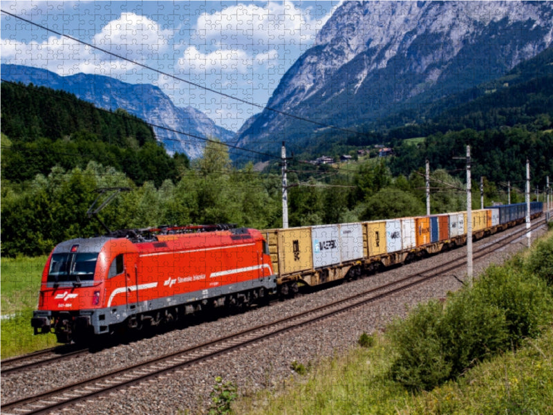 Slowenien meets Pongau 1000 Teile Puzzle quer - CALVENDO Foto-Puzzle'
