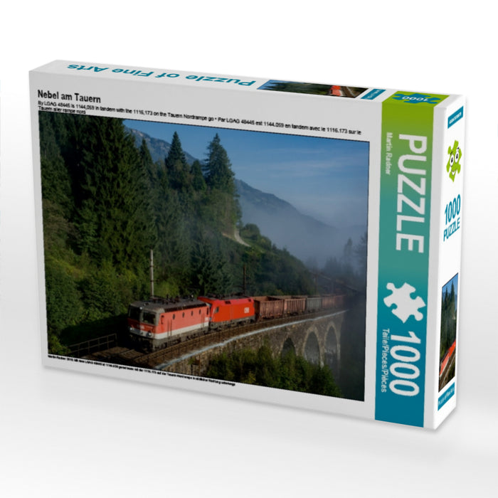 Brouillard sur le Tauern - Puzzle photo CALVENDO 