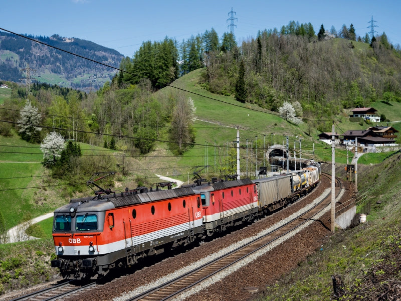 Güterverkehr am Tauern 1000 Teile Puzzle quer - CALVENDO Foto-Puzzle'