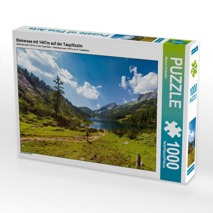 Steirersee mit 1447m auf der Tauplitzalm 1000 Teile Puzzle quer - CALVENDO Foto-Puzzle'