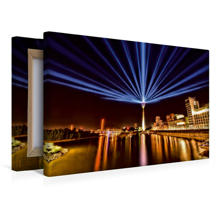 Toile textile premium Toile textile premium 120 cm x 80 cm paysage Étoile dans le ciel nocturne 