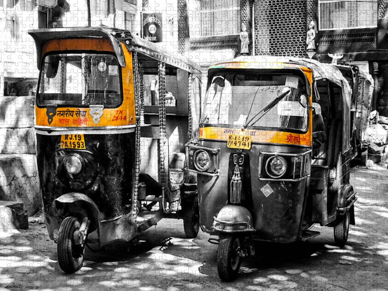Indien - Tuk Tuk - CALVENDO Foto-Puzzle'