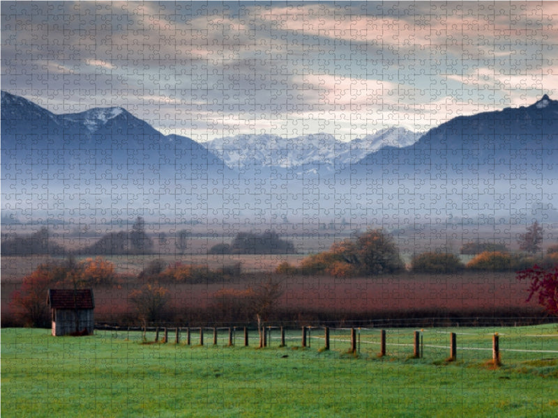 Murnauer Moos 1000 Teile Puzzle quer - CALVENDO Foto-Puzzle'