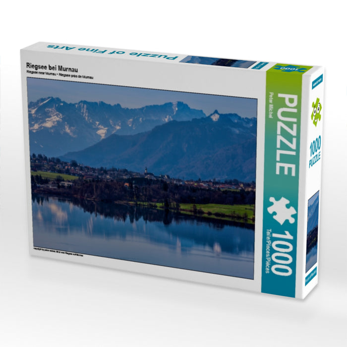 Riegsee bei Murnau 1000 Teile Puzzle quer - CALVENDO Foto-Puzzle'