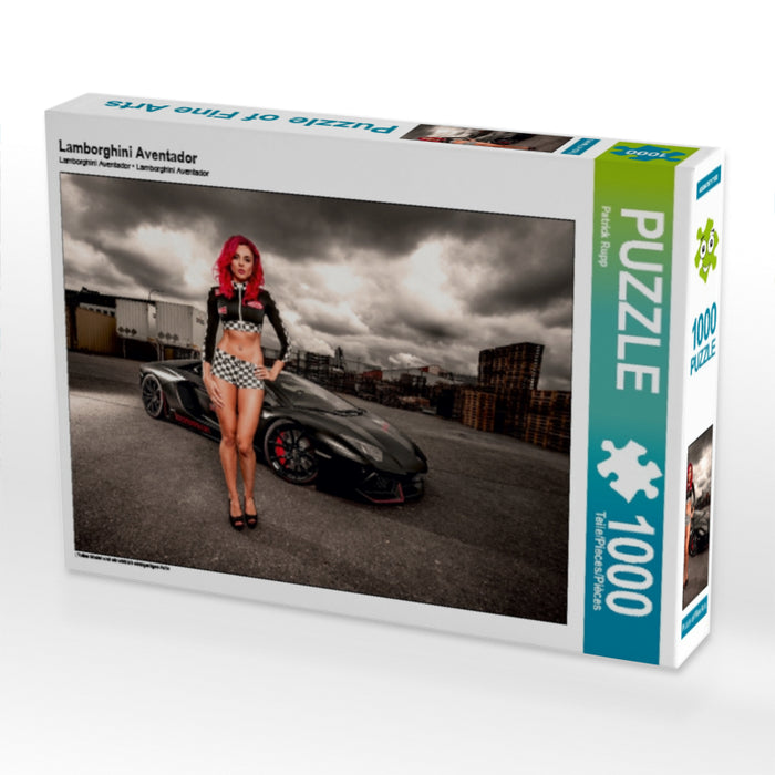 Lamborghini Aventador 1000 Teile Puzzle quer - CALVENDO Foto-Puzzle'