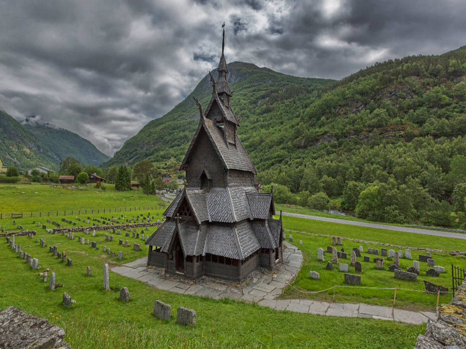 Borgund Stave Church - CALVENDO photo puzzle 