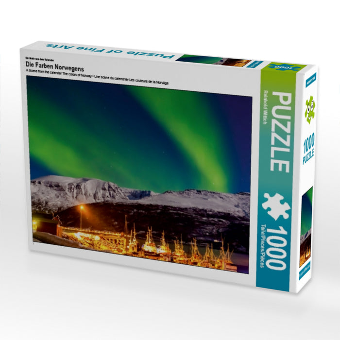 Ein Motiv aus dem Kalender Die Farben Norwegens 1000 Teile Puzzle quer - CALVENDO Foto-Puzzle'