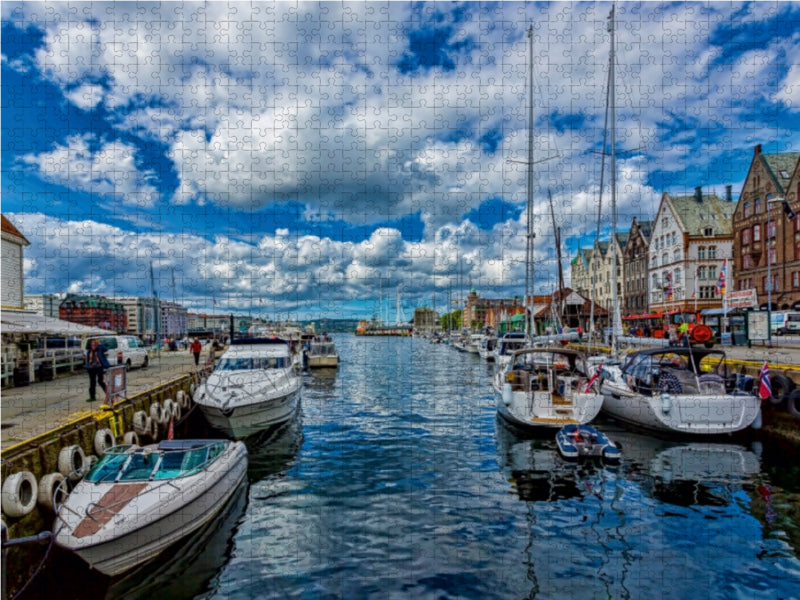 Bergen 1000 Teile Puzzle quer - CALVENDO Foto-Puzzle'