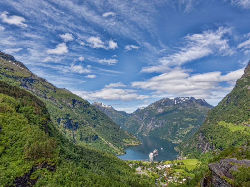 Geirangerfjord 1000 Teile Puzzle quer - CALVENDO Foto-Puzzle'