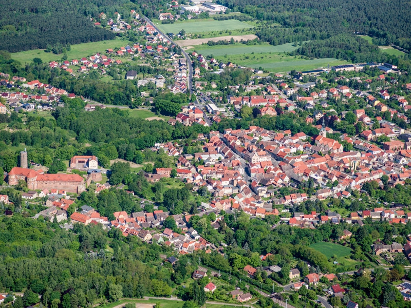 Bad Belzig im Fläming aus der Vogelperspektive 1000 Teile Puzzle quer - CALVENDO Foto-Puzzle'