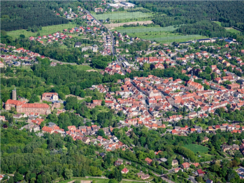 Bad Belzig im Fläming aus der Vogelperspektive 1000 Teile Puzzle quer - CALVENDO Foto-Puzzle'