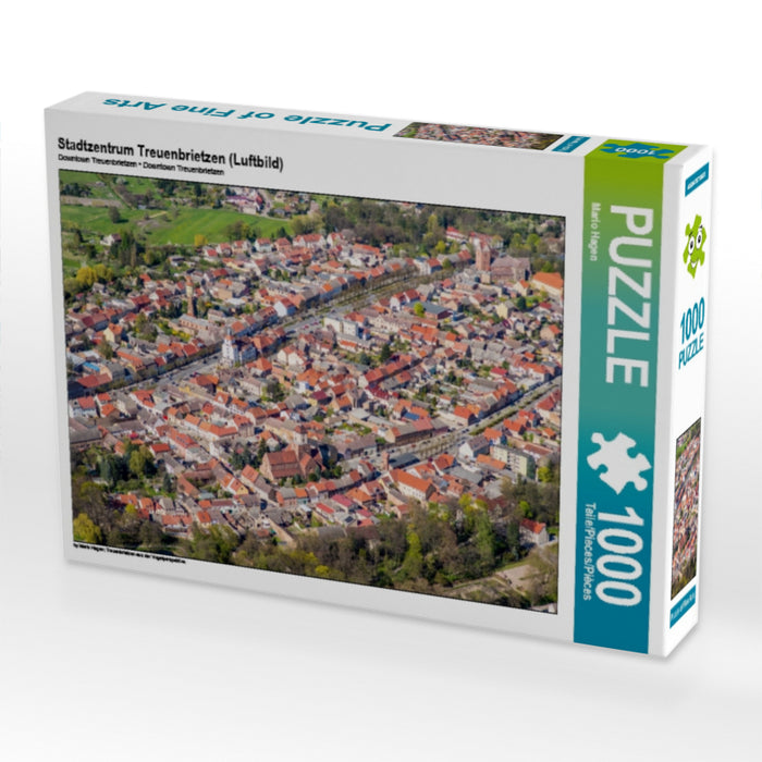 Centre-ville de Treuenbrietzen (vue aérienne) - Puzzle photo CALVENDO 