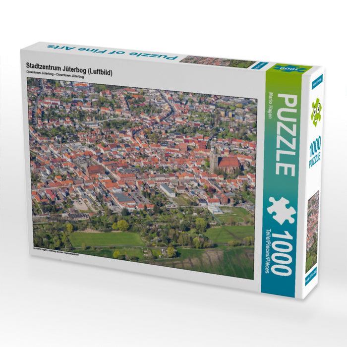 Stadtzentrum Jüterbog (Luftbild) 2000 Teile Puzzle quer - CALVENDO Foto-Puzzle'